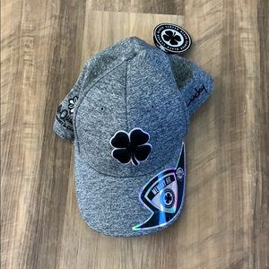 Black clover golf hat